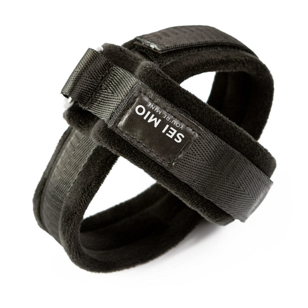 SEI MIO - Cross Purposes - Unique Over-Wrap Cross Cuff Restraints New Products / Bondage / Cuffs & Restraints / Sei Mio / Sei Mio 