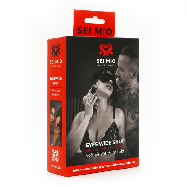 SEI MIO - Eyes Wide Shut - Soft Velvet Blindfold New Products / Bondage / Blindfolds Masks & Gags / Sei Mio / Sei Mio 