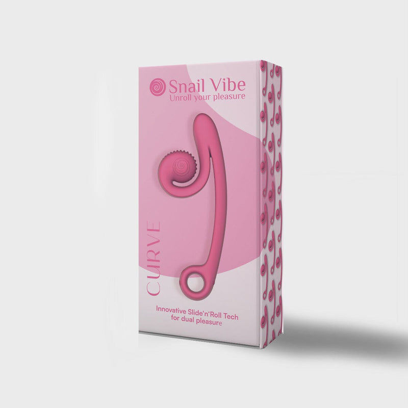 Snail Vibe Curve - Pink New Products / Sex Toys / Dildos / Wholesale Vibrators / Snail Vibe / Unihorn 