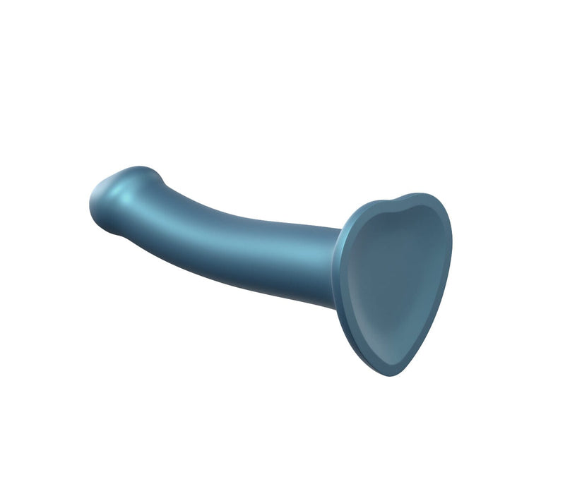 Strap On Me - Mono Density Dildo Metallic Duck Blue - M - Shine New Products / Dildos / Strap On Me / Your Pleasure Toys 