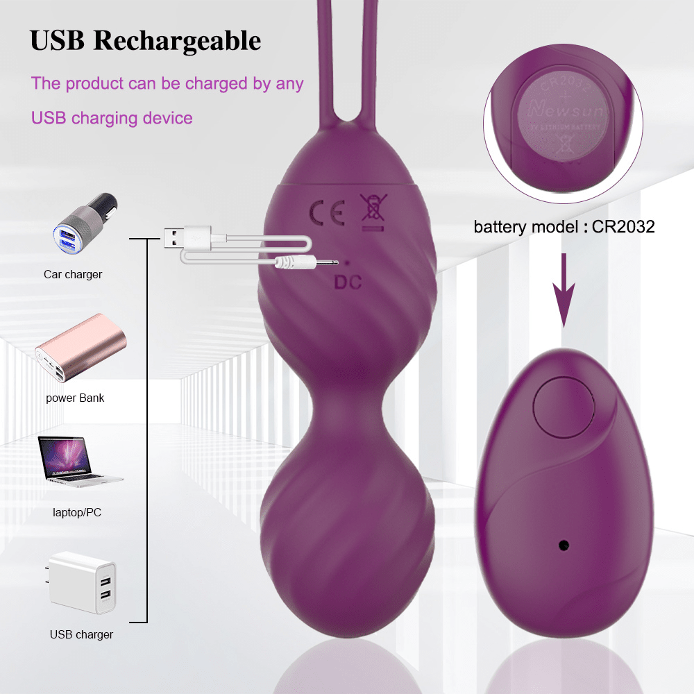 Vibrating Kegel Ben Wa Balls with Remote | Sex Vaginal Balls