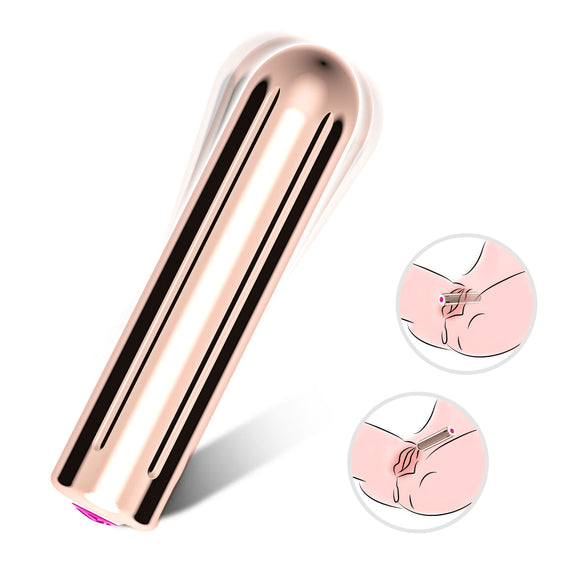 Rose Gold Bullet Vibrator Your Pleasure Toys 