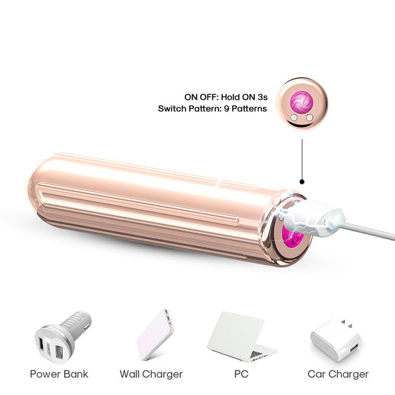 Rose Gold Bullet Vibrator Your Pleasure Toys 