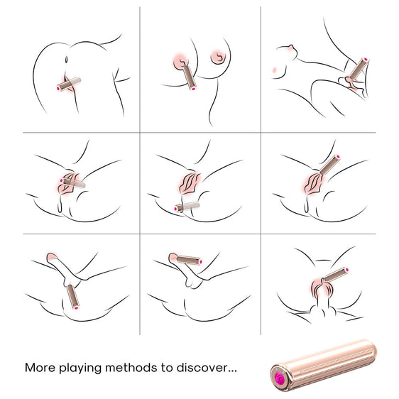 Rose Gold Bullet Vibrator Your Pleasure Toys 