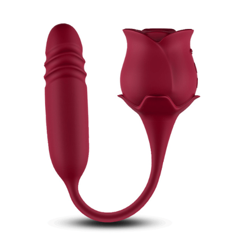 Rose Toy with Thrusting Bullet Your Pleasure Toys 